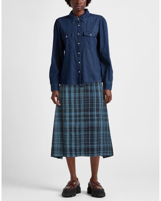 YMC Blue Midi Skirts