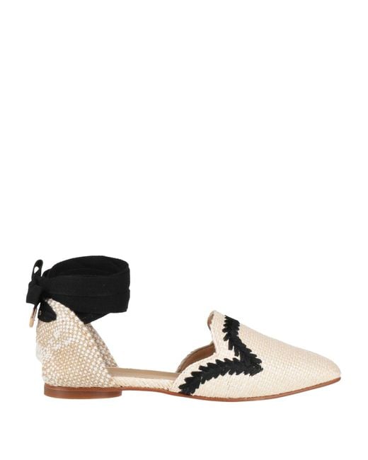 Castaner Black Ballet Flats