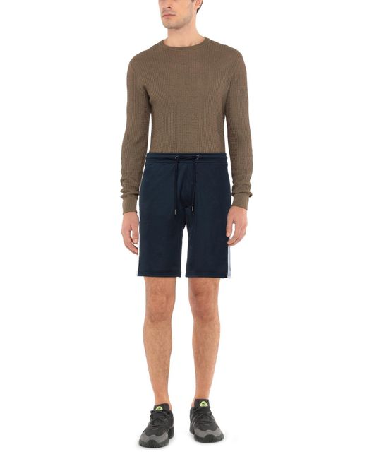 Solid Blue Shorts & Bermuda Shorts for men
