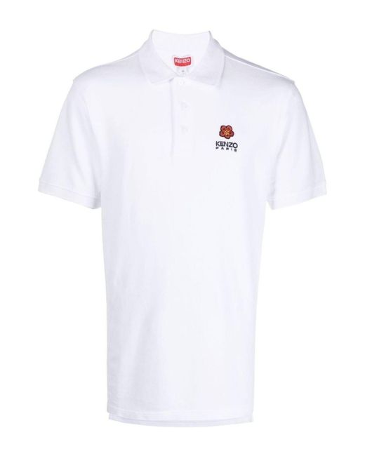 KENZO Poloshirt in White für Herren