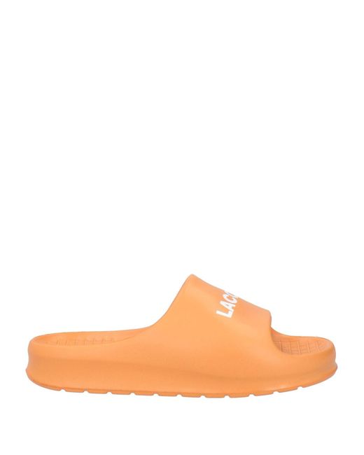 Lacoste Orange Apricot Sandals Rubber for men
