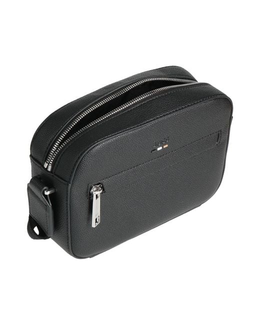 Boss Black Cross-Body Bag Recycled Polyurethane, Polyester for men