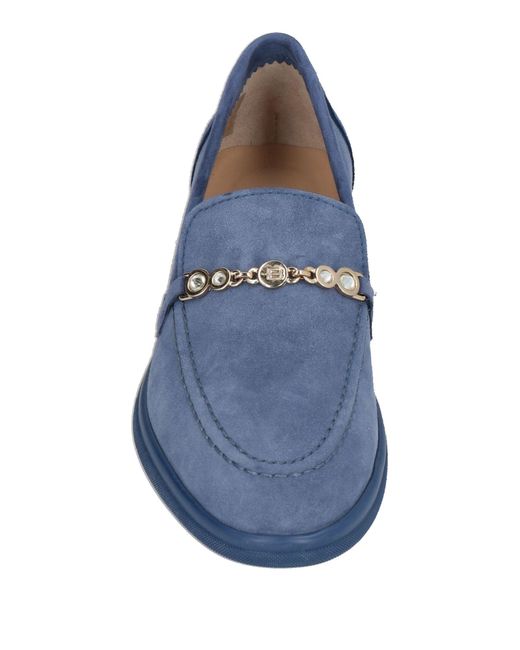 Baldinini Blue Mokassin