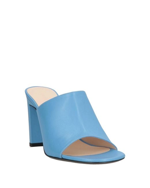Wandler Blue Sandals Lambskin