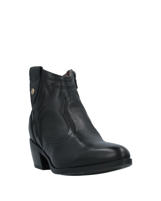 Nero Giardini Black Ankle Boots Soft Leather