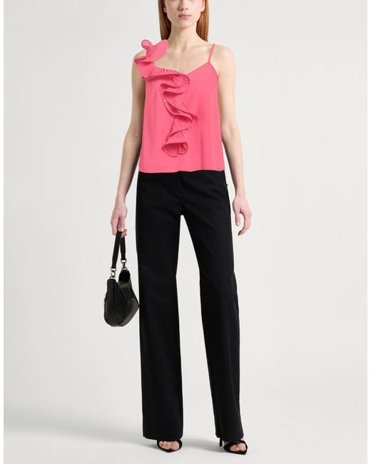 Top Kaos de color Pink