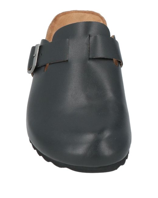 Ovyè Gray Mules & Clogs