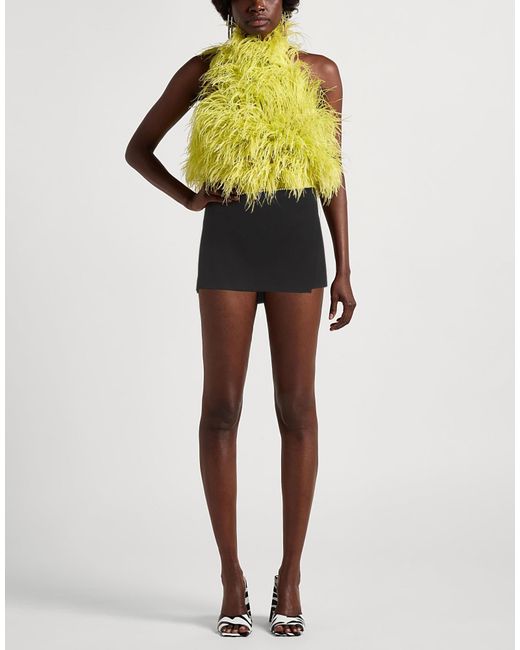 ANDAMANE Black Mini Skirt Viscose, Polyester