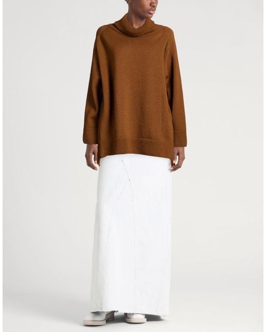 Junya Watanabe Brown Turtleneck Wool