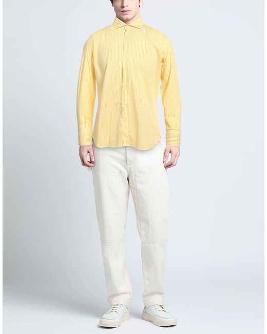 Alea Yellow Shirt Cotton, Polyamide, Elastane for men