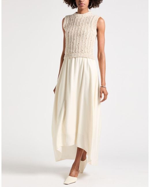Peserico White Maxi Dress