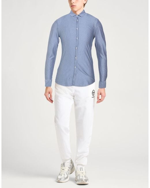 Aglini Blue Shirt for men
