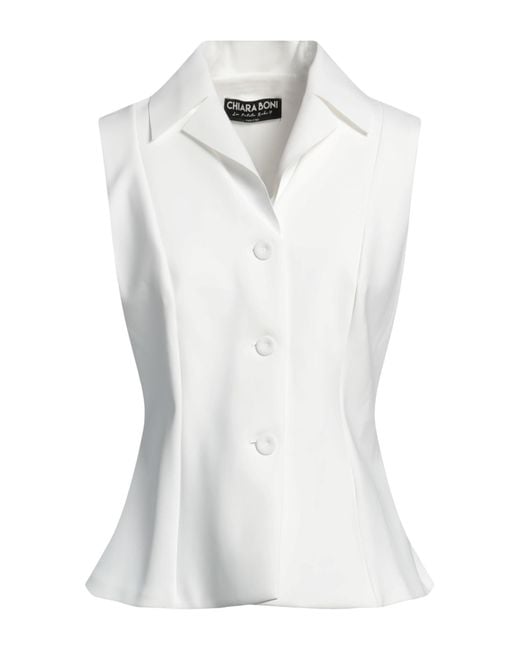 La Petite Robe Di Chiara Boni White Blazer