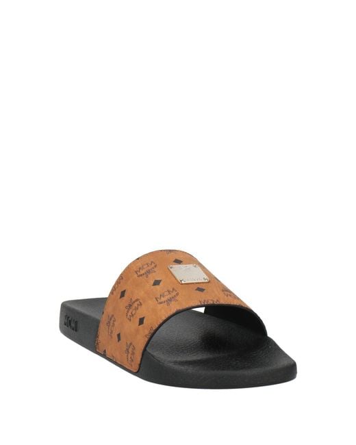 MCM White Sandals Leather for men