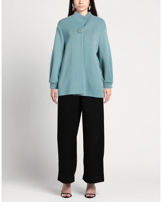 Charlott Blue Light Coat Wool