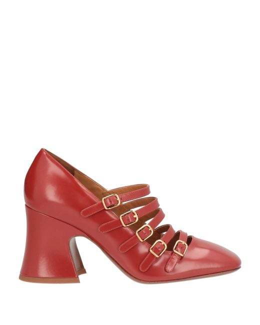 Chloé Red Pumps