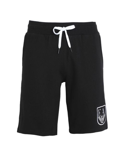Emporio Armani Black Shorts & Bermuda Shorts for men