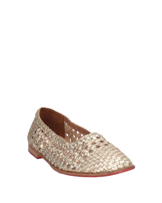 Calpierre Natural Ballet Flats Leather