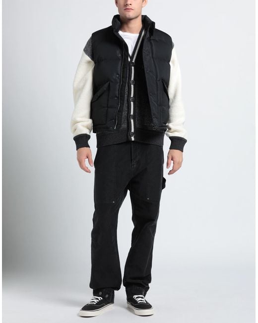 McQueen Black Down Jacket for men