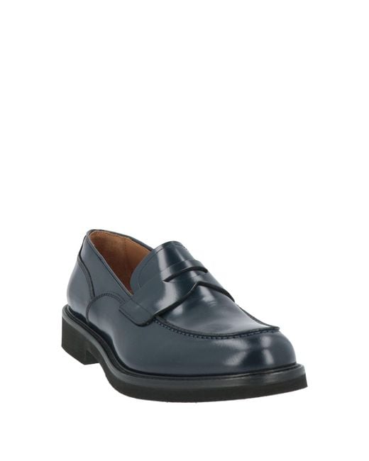 Testoni Blue Loafers for men