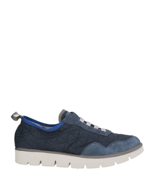 Pànchic Men's Blue Midnight Sneakers Leather, Textile Fibers