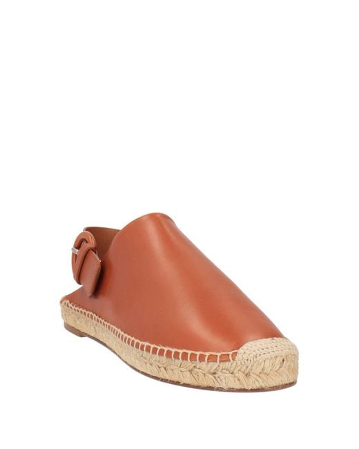 Céline Brown Espadrilles Leather
