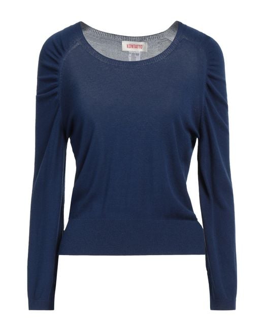 Kontatto Blue Sweater Viscose, Polyester