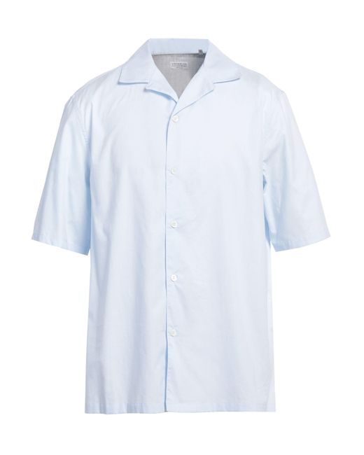 Camisa Brunello Cucinelli de hombre de color Blue