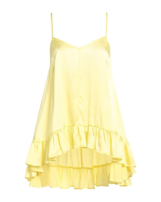 Semicouture Yellow Top Acetate, Silk
