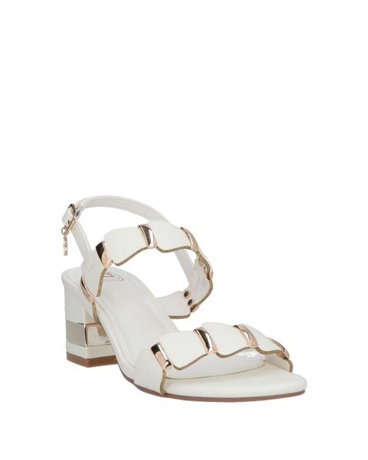 Laura Biagiotti White Sandals Synthetic Fibers