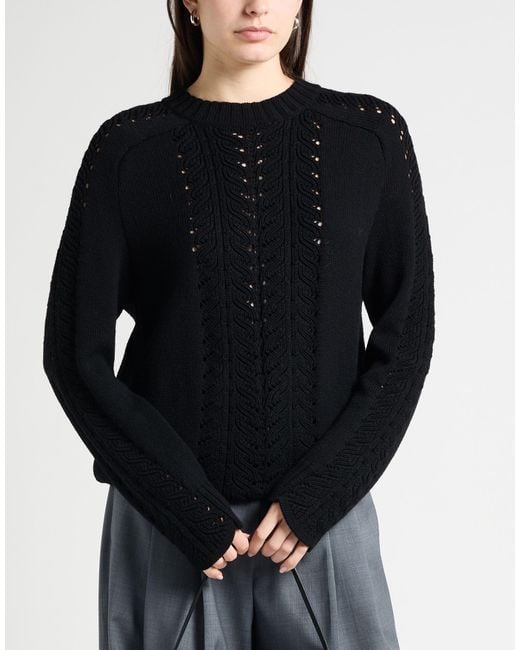 Alberta Ferretti Black Sweater Virgin Wool