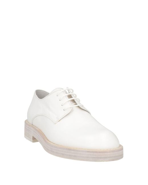 Ann Demeulemeester White Lace-up Shoes for men