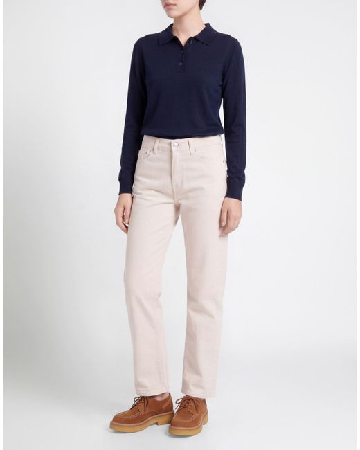 Department 5 White Pants Cotton, Rubber