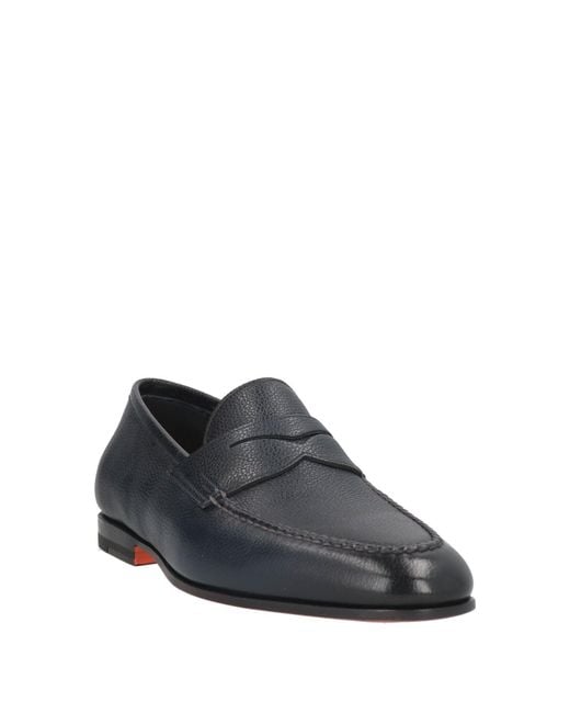 Santoni Gray Loafer for men