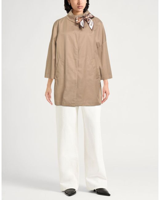 Herno Natural Rain Collection Overcoat & Trench Coat Cotton