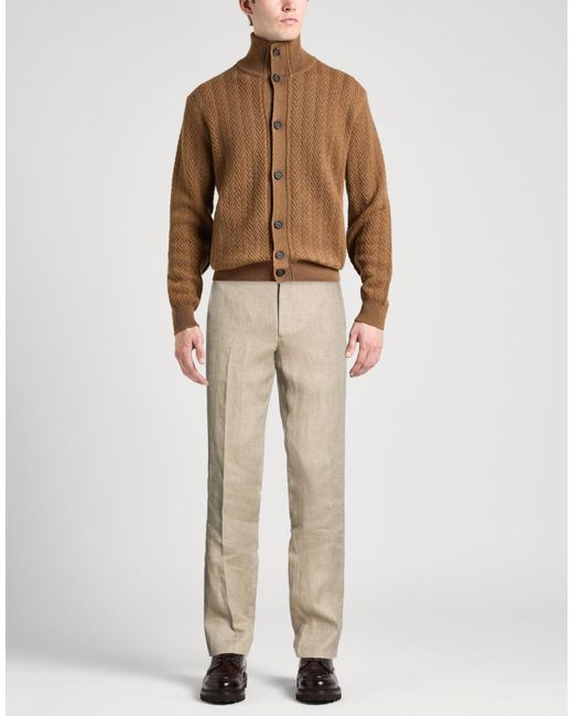 Pantalone di Hackett in Natural da Uomo