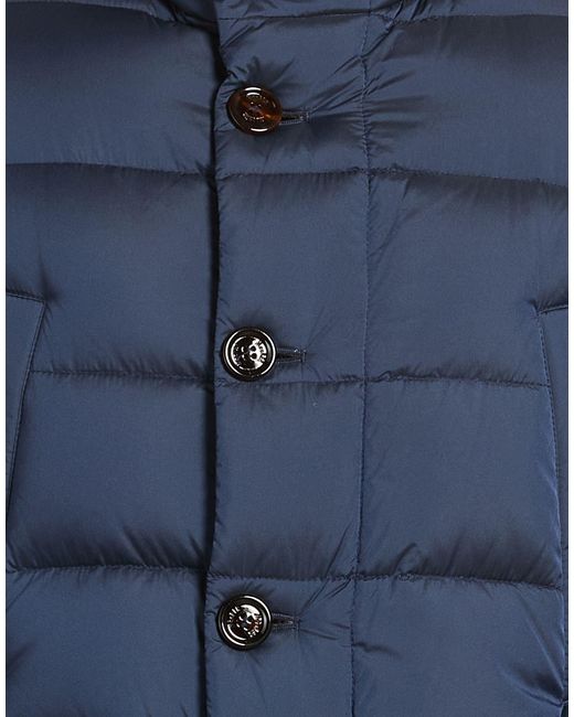 Moorer Blue Puffer Polyamide, Polyurethane for men