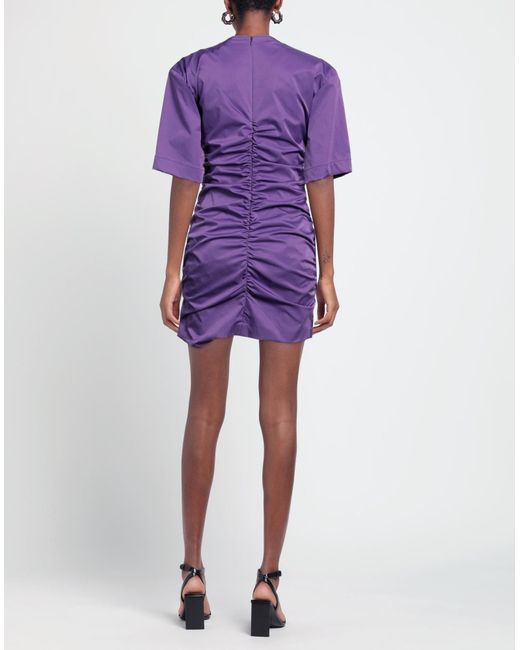 Sandro Purple Mini-Kleid