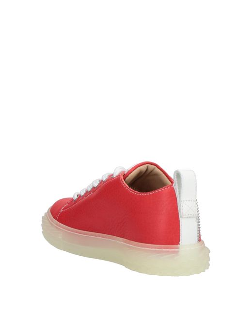 red giuseppe trainers