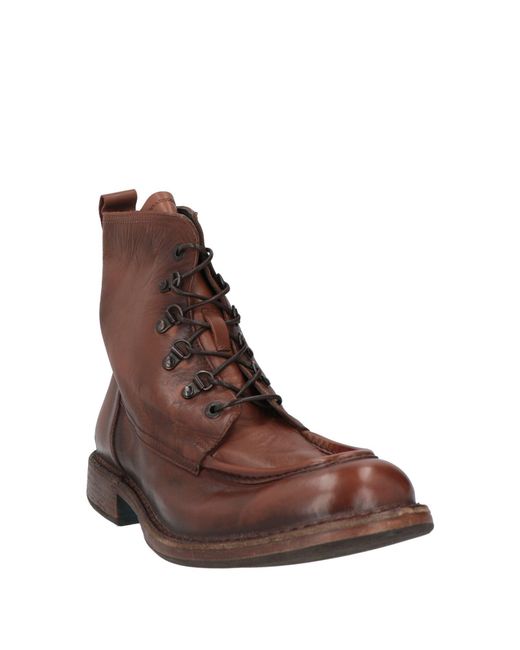 Moma Brown Ankle Boots Leather for men