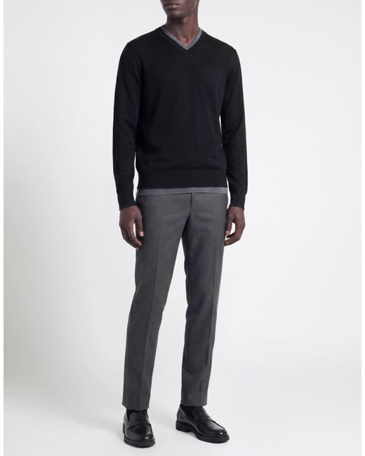 Paolo Pecora Black Jumper for men