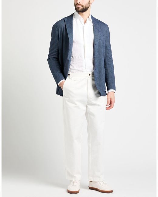 Boglioli Blue Blazers for men