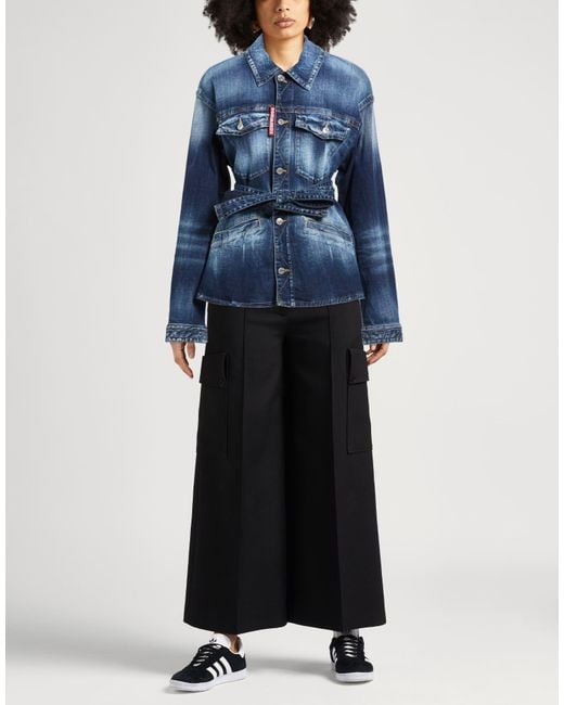 DSquared² Blue Denim Outerwear