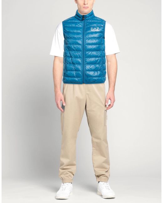 EA7 Blue Vests for men