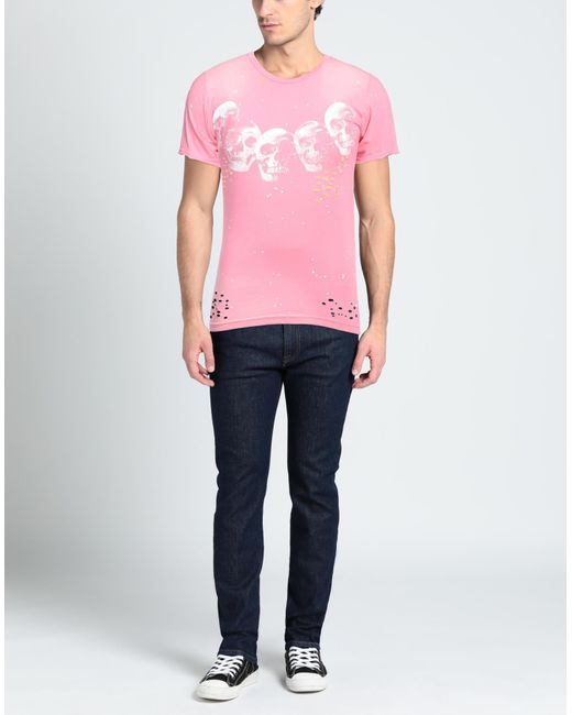 DOMREBEL Pink T-shirt for men