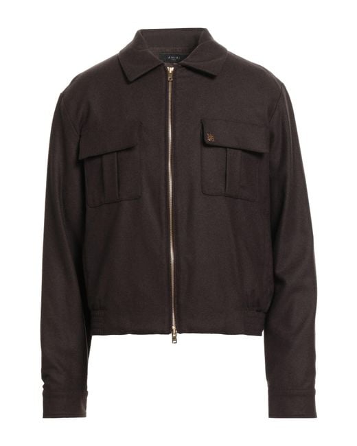 Amiri Black Jacket Wool, Nylon, Lyocell for men