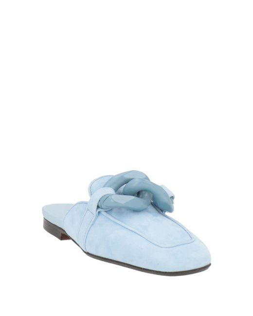Frau White Mules & Clogs Leather