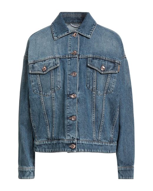 Brunello Cucinelli Blue Denim Outerwear