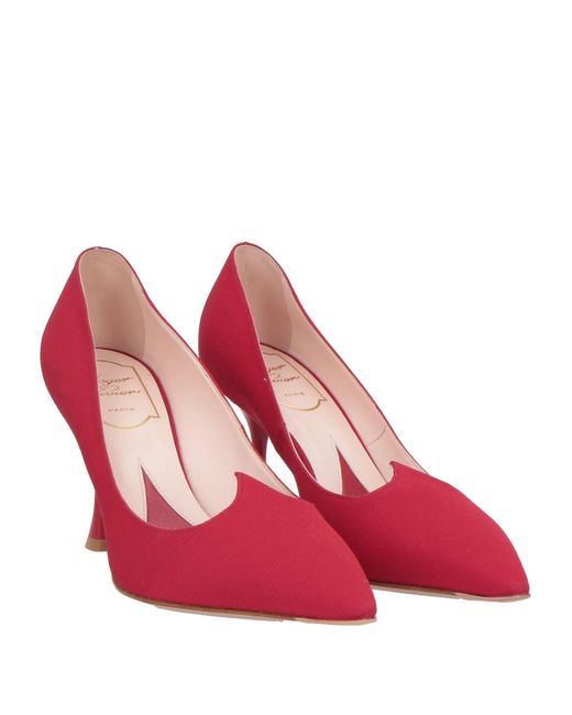 Roger Vivier Pink Pumps Textile Fibers