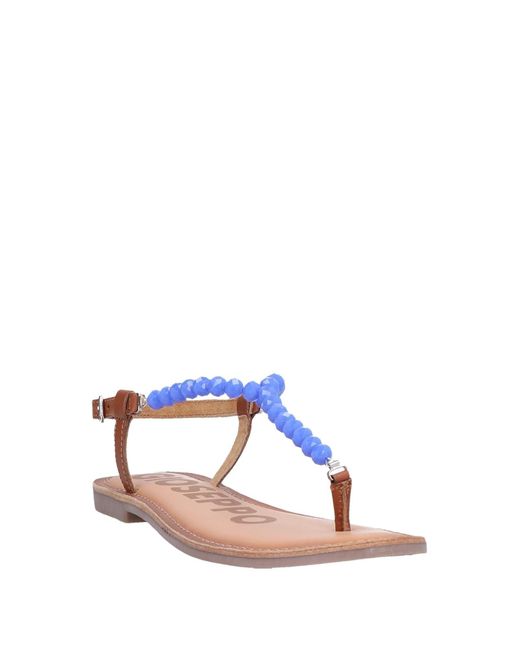 Gioseppo Blue Thong Sandal